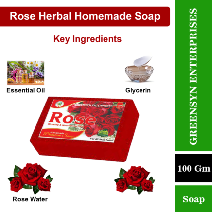 Rose Soap,100gm